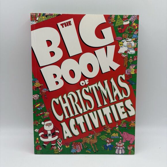 The Big Book of Christmas Activities Children’s Puzzles Mazes Hidden Pictures - Picture 1 of 12